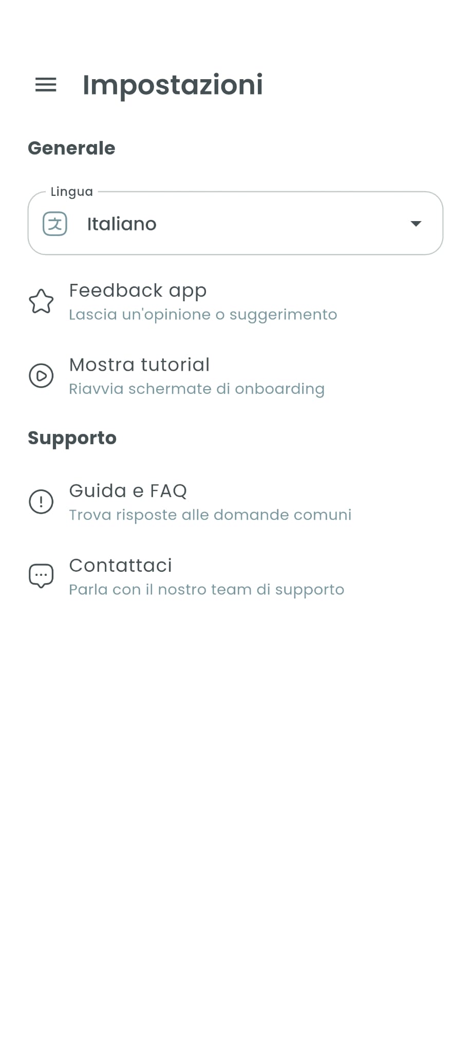 Le impostazioni del tuo negozio